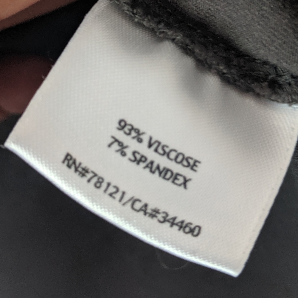 Eileen Fisher Crew Neck Long Sleeves Shirt Gray - Picture 5 of 5